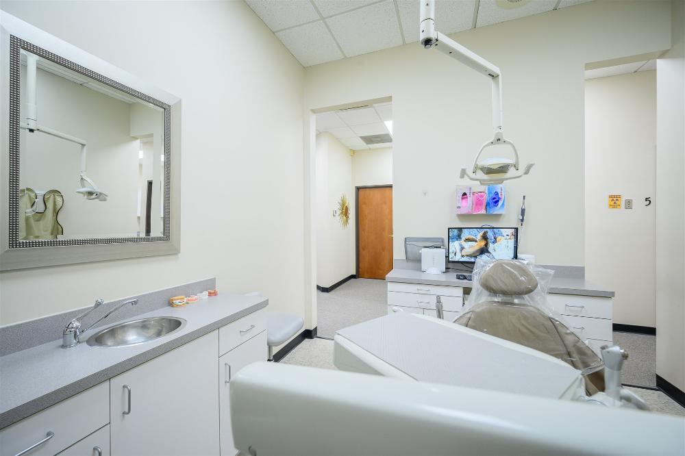 dental treatment room at total wellness dental